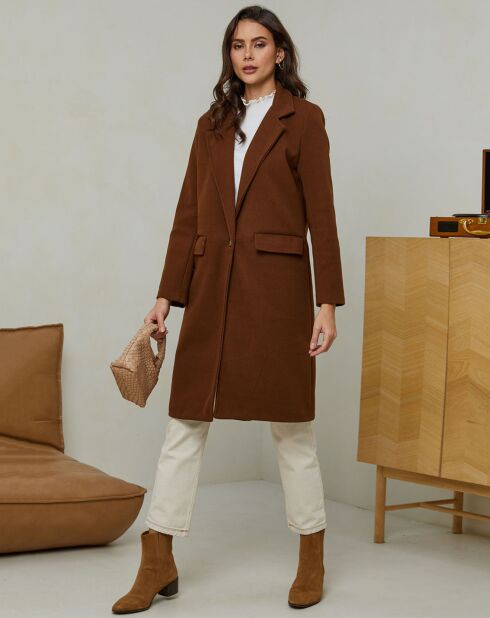 Manteau Lili chocolat