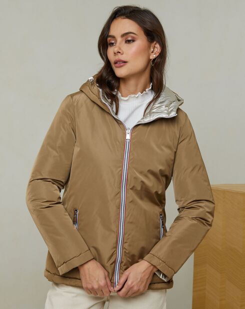 Doudoune Charlotte taupe
