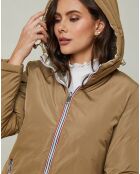 Doudoune Charlotte taupe