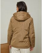 Doudoune Charlotte taupe