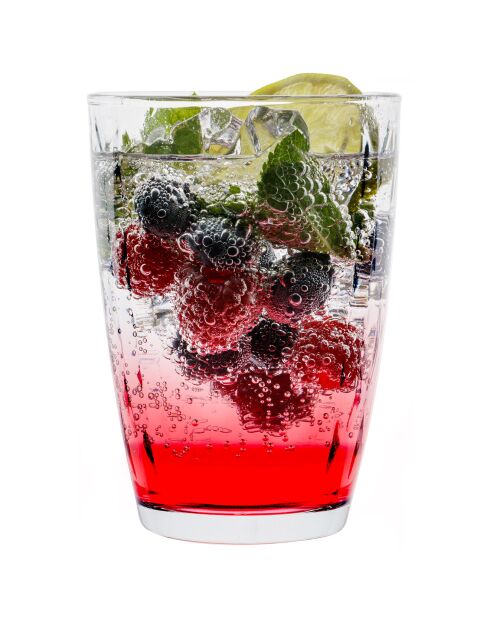 3 Gobelets Mirror transparents - 39cl