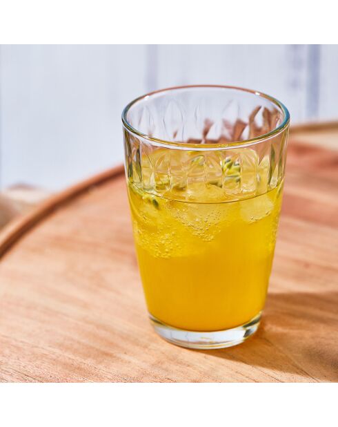 3 Gobelets Mirror transparents - 39cl