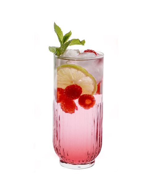 3 bicchieri Martin trasparenti - 39cl