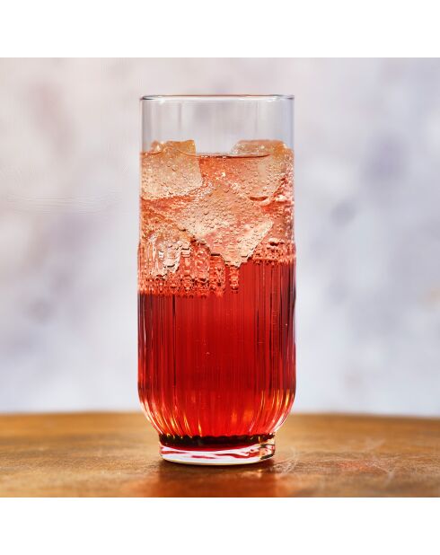 3 bicchieri Martin trasparenti - 39cl