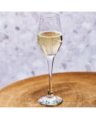 3 Flutes à Champagne Style transparentes -  23cl