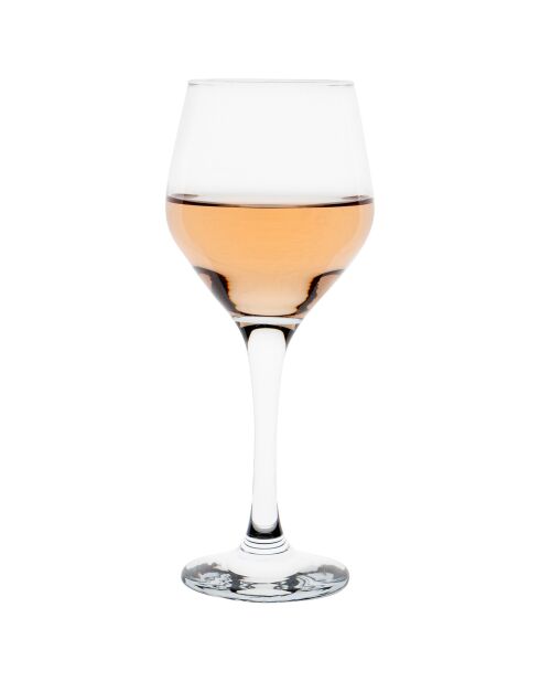 3 Verres à vin Style transparents -  26cl