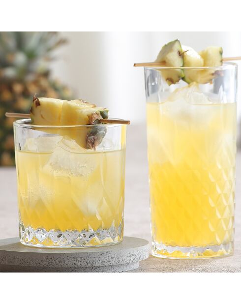 3 bicchieri trasparenti Havana - 35cl