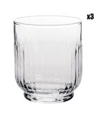 3 Gobelets Martin transparents - 33cl