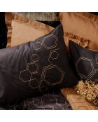 Parure housse de couette Dawn noire