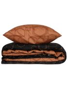 Parure housse de couette Dawn noire