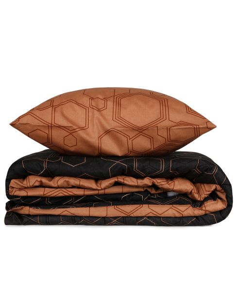 Parure housse de couette Dawn noire