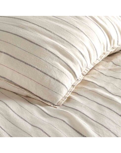 Parure housse de couette Tommy blanc/noir