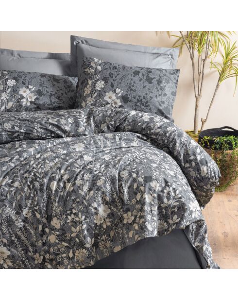 Parure housse de couette Comely anthracite