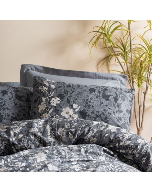 Parure housse de couette Comely anthracite