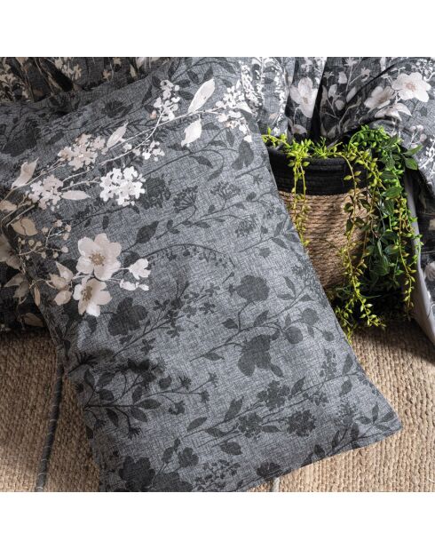Parure housse de couette Comely anthracite