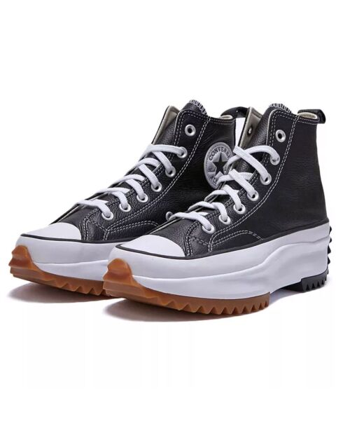 Baskets en Cuir Run Star Hike Hi noires