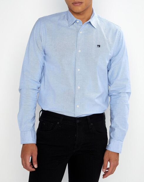 Camicia Oxford regular fit blu chiaro