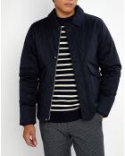 Blouson Teddy Matelassé bleu marine