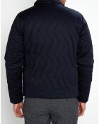 Blouson Teddy Matelassé bleu marine