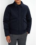 Blouson Teddy Matelassé bleu marine