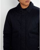 Blouson Teddy Matelassé bleu marine