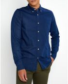 Chemise Coton Lyocell Rf bleue