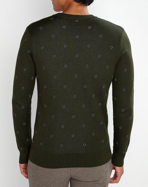 Pull Print Losange vert