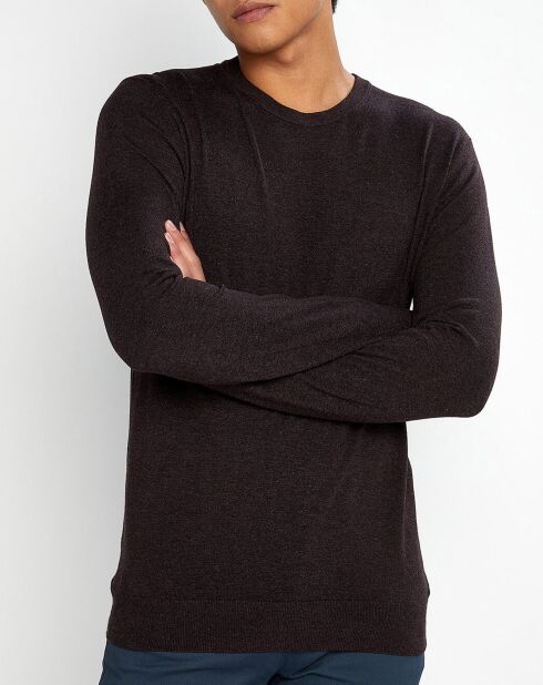 Pull Ecovero Basic bordeaux
