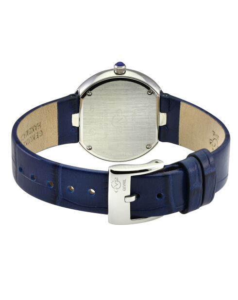 Montre Arezzo Femme Quartz en Cuir bleue