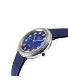 Montre Arezzo Femme Quartz en Cuir bleue