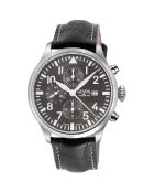 Montre Vaughn Homme Automatique en Cuir marron