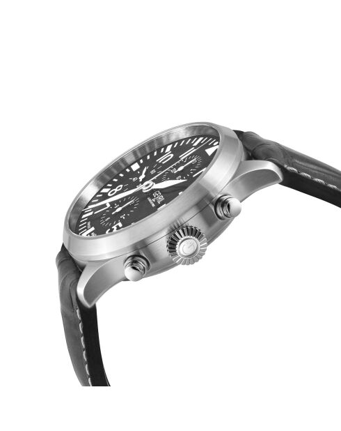 Montre Vaughn Homme Automatique en Cuir marron