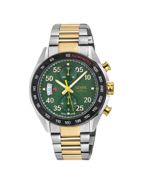 Montre Ascari Chronograph Homme Automatique en Acier doré/argenté