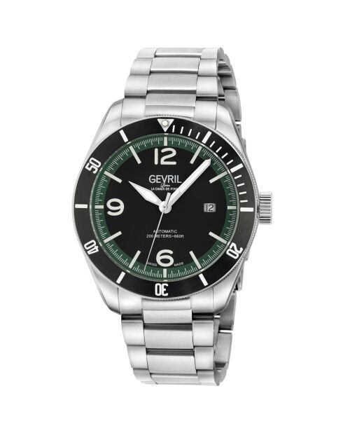 Montre Yorkville Homme Automatique en Acier argentée