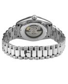 West Village automatisch zilverstalen herenhorloge