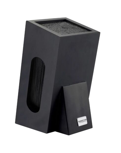 Bloc de 5 couteaux Origin gris/noir