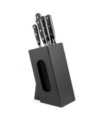 Bloc de 5 couteaux Origin gris/noir