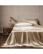 Housse de couette en Soie ivoire