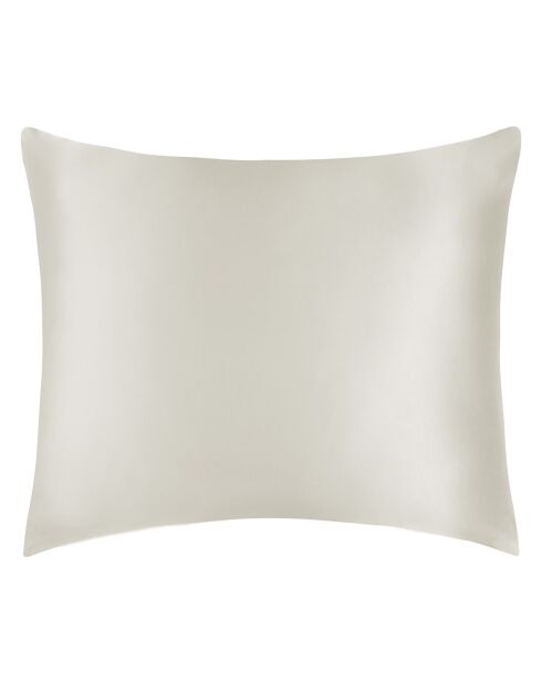 Taie d'oreiller en Soie ivoire