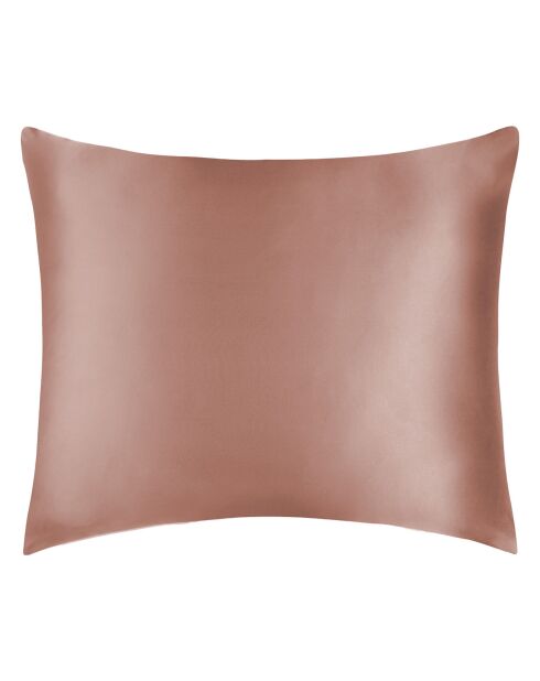 Taie d'oreiller en Soie rose