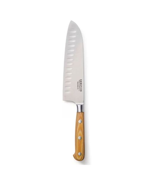 Couteau Santoku Essentiel bois clair - 30 cm