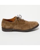 Derbies en Cuir Reno kaki