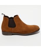 Chelsea boots en Cuir Reno marron