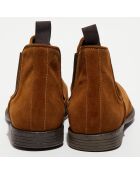 Chelsea boots en Cuir Reno marron