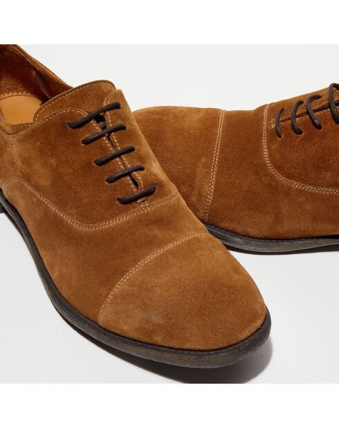 Derbies en Cuir Reno marron