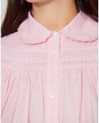 Chemise large Bridgerton rose poudre