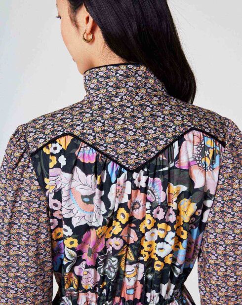 Robe longue Carnaby mix print