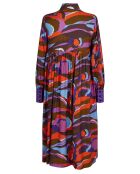 Robe Purple Country print lilas