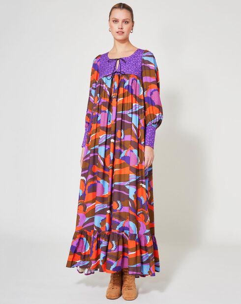 Robe Purple Country print lila