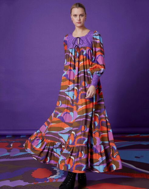 Robe Purple Country print lila